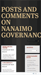 Mobile Screenshot of nanaimocityhall.com